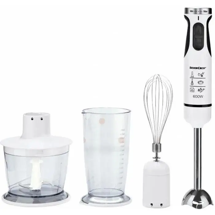 Блендер 3 в 1 SilverCrest SSMS 600 D3 600 Вт белый - фото 3