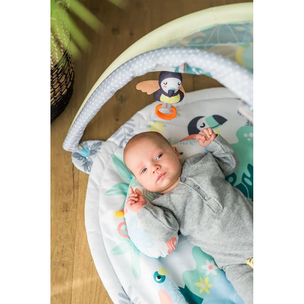 Уцінка. Дитячий розвиваючий килимок Qkids Jungle, блакитний (MAED00005) - фото 7