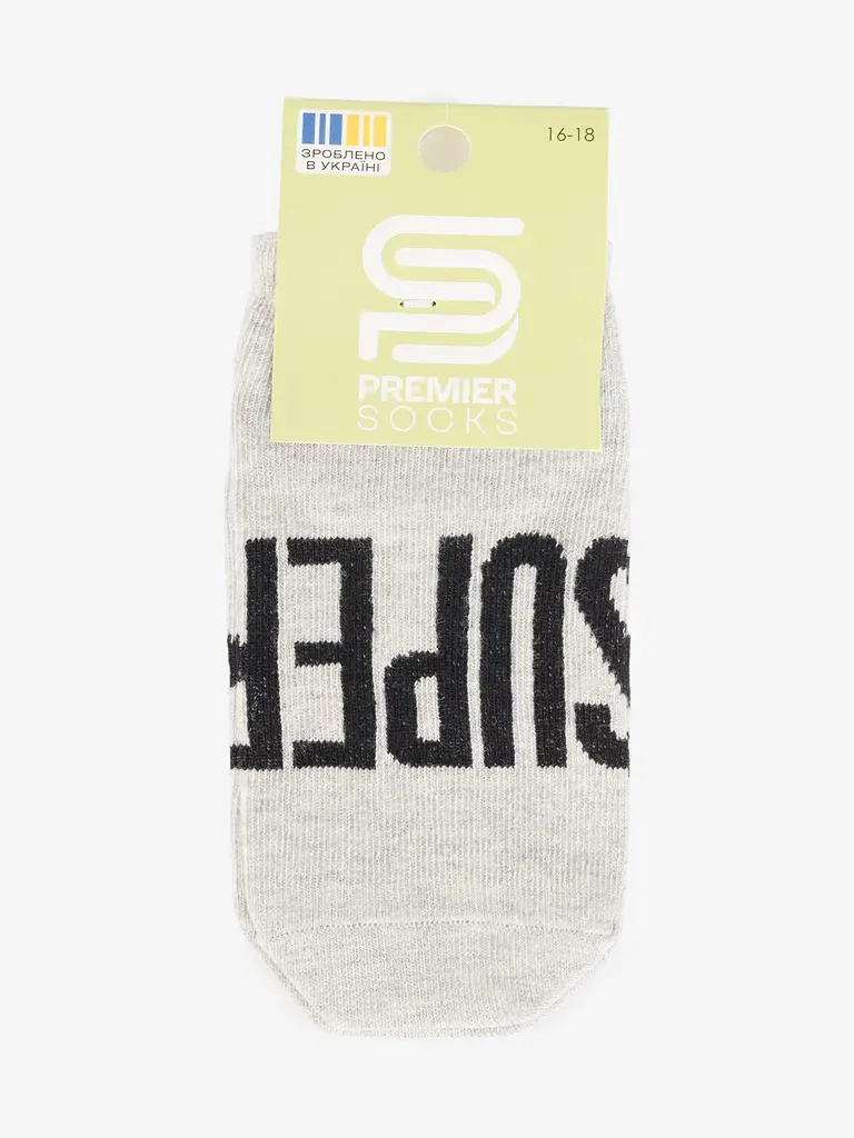 Шкарпетки для хлопчика PremierSocks 16Д-32 16-18 Сірий (4820203391752) - фото 3