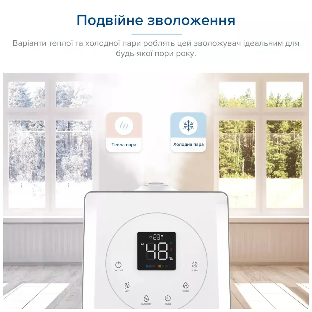 Увлажнитель воздуха Levoit LV600S Smart Hybrid (LUH-A602S-WEU) - фото 7
