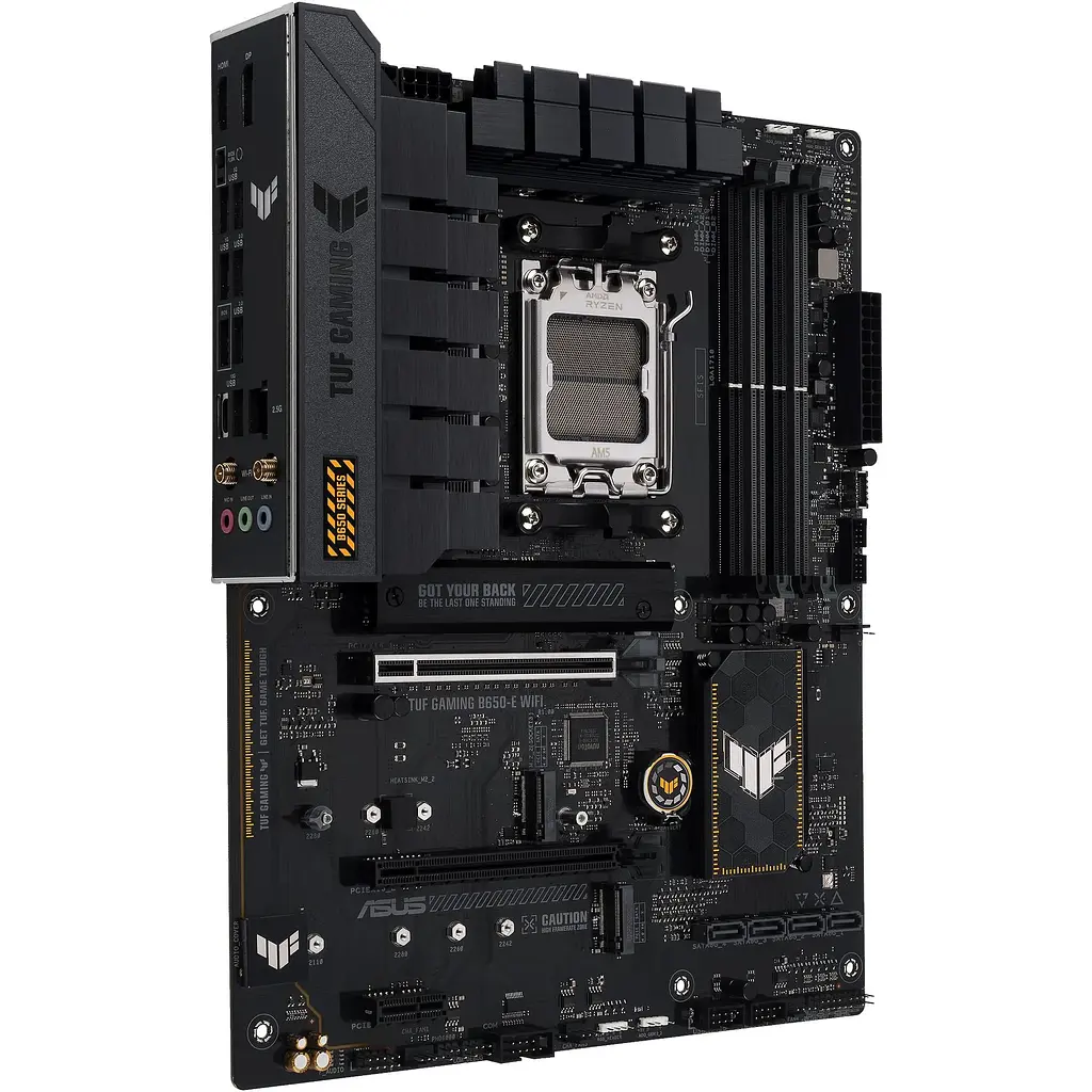 Материнська плата Asus TUF Gaming B650-E WIFI sAM5 B650 4xDDR5 M.2 USB HDMI DP WiFi BT ATX - фото 2