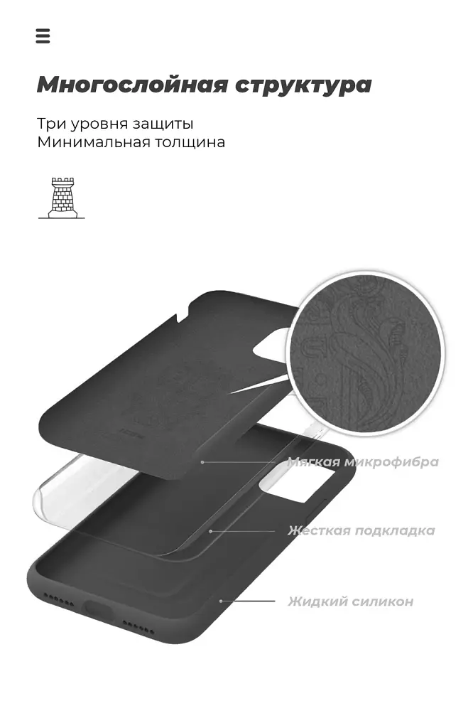 Чохол ArmorStandart ICON для Huawei P40 Pro Black - фото 6