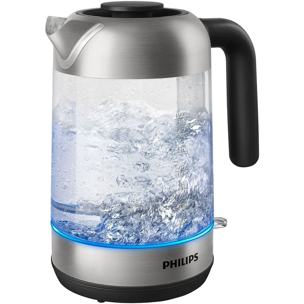 Электрочайник Philips Series 5000, 1.7 л черно-серебристый (HD9339/80) - фото 2