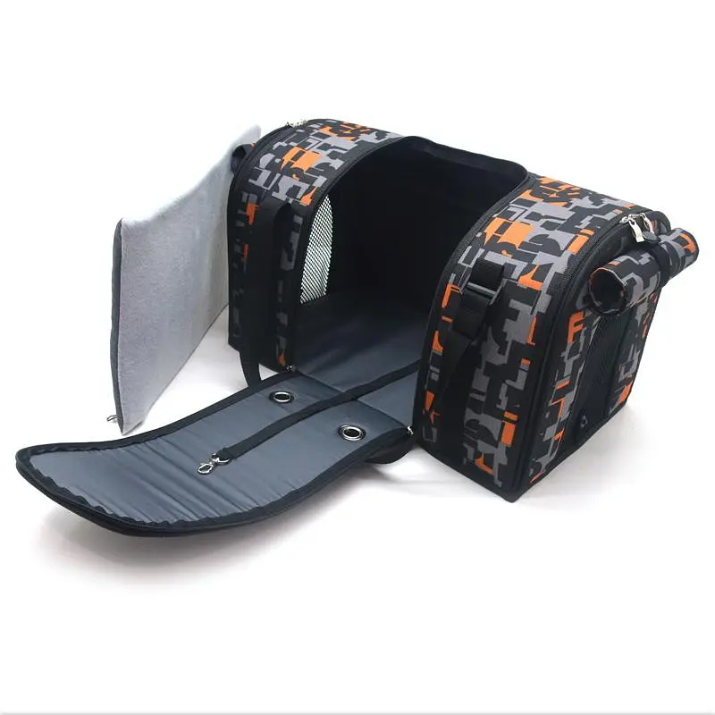 Сумка-переноска для маленьких собак и кошек Zoo-hunt Мозаика №1 27х46х28 см - фото 6