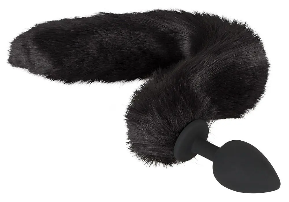 Анальна пробка з хвостом та обідок з вушками Bad Kitty Pet Play Plug Ears - фото 2