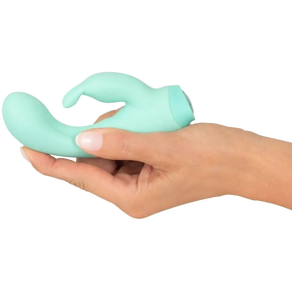 Мінівібратор-кролик Cuties Mini Vibrator Green - фото 11