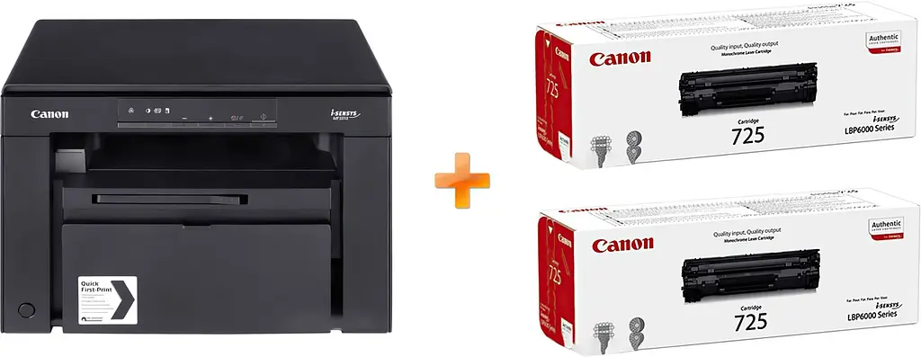 БФП Canon i-SENSYS MF3010 (5252B034) + 2 картриджі Canon 725 - фото 5