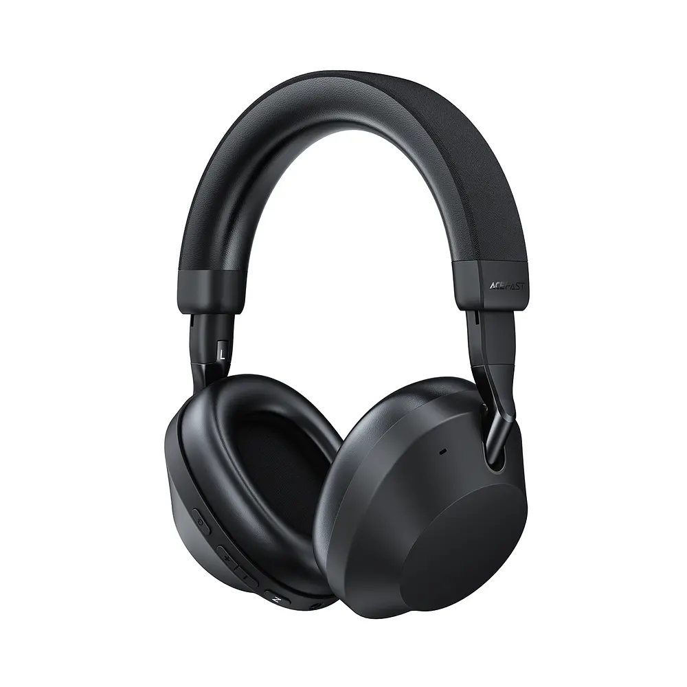 Бездротові накладні навушники ACEFAST H14 hybrid ANC wireless headset Black (6974316286264) - фото 3