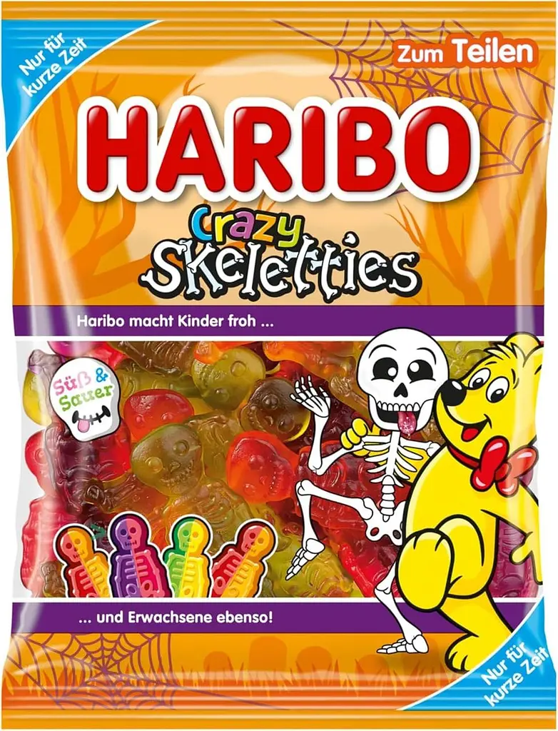 Желейні цукерки Haribo Crazy Skelleties 160г