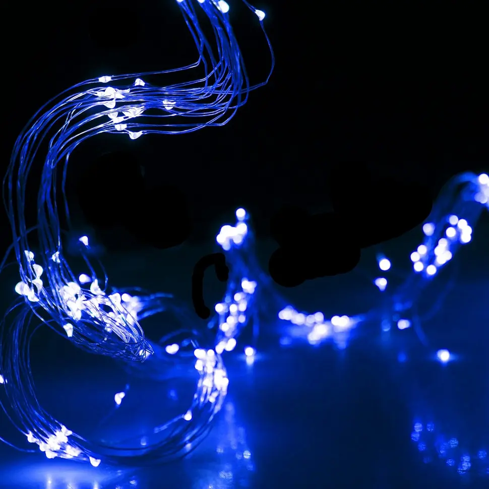 Гирлянда (конский хвост) Springos CL0095, 2 м 300 LED, Blue - фото 8