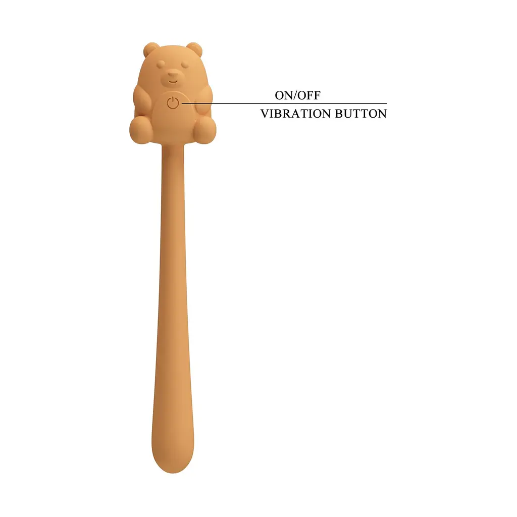 Вібратор Pretty Love Cute Bear Light Brown, 7 vibration functions - фото 10