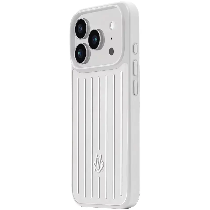 Чохол TPU+Metal Rimowa Style (AAA) для Apple iPhone 17 Pro / 18 Pro (6.3") Silver - фото 2