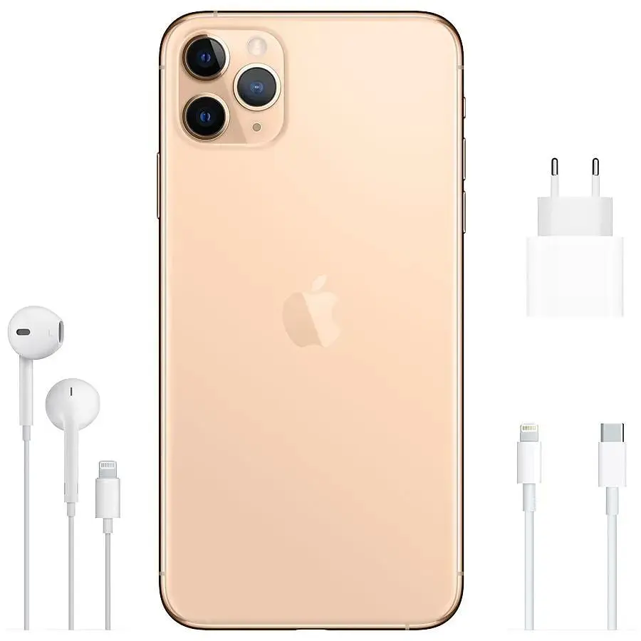 Смартфон iPhone 11 Pro Max 64GB Model A2218 Grade A Seller Refurbished Gold - фото 4