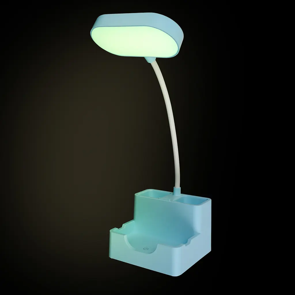 Настільна лампа Brille LED з USB 5W blue (SL-125) - фото 4