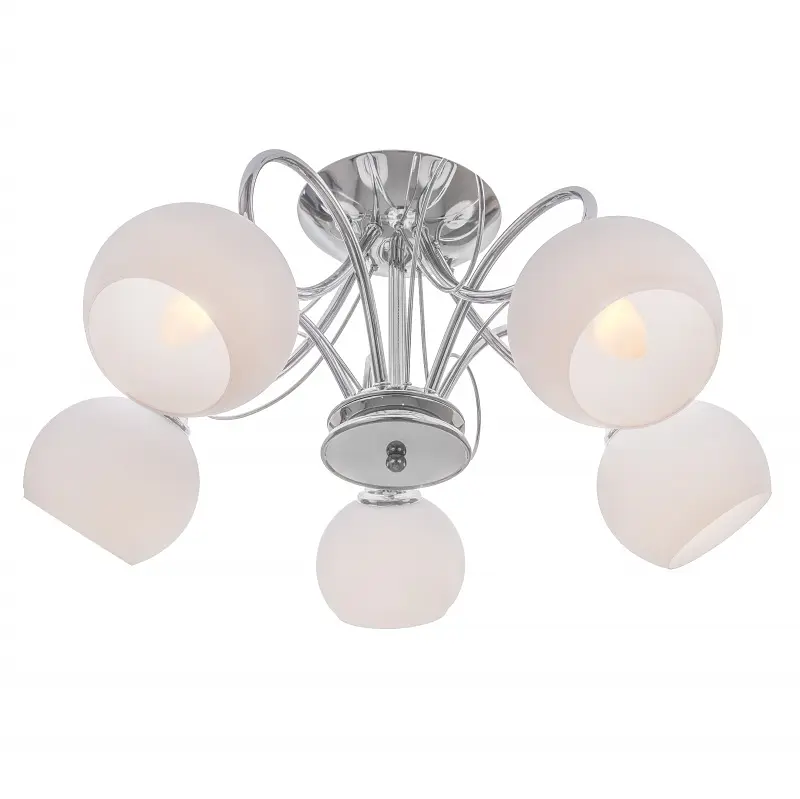 Люстра потолочная Brille в спальню E27 60W CH (LK-569C/5) - фото 3