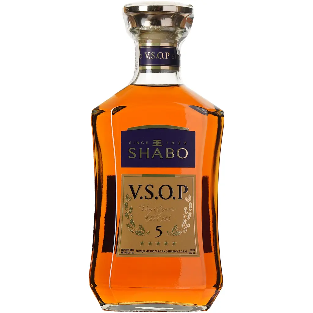 Бренді України Shabo V.S.O.P. 5 зірок 40% 0.5 л (352655) - фото 2