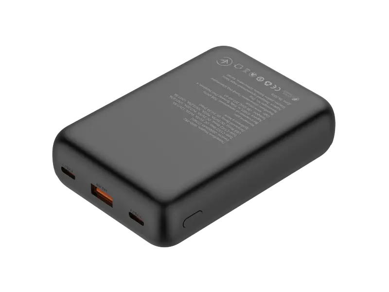 Зовнішній акумулятор (Power Bank) ATRIA WPD-P92 20000mAh Black - фото 4