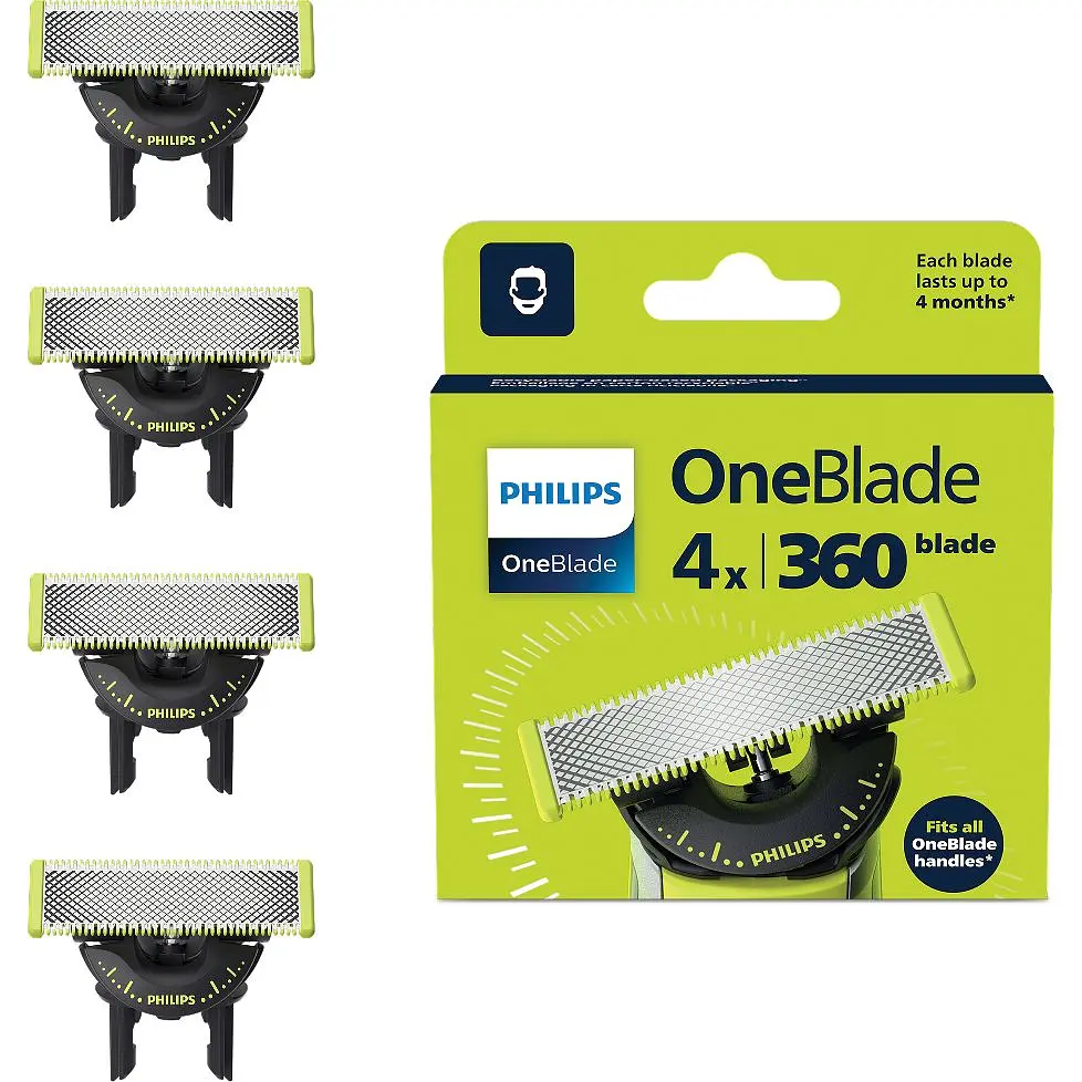 Змінне плаваюче лезо Philips OneBlade 360 4 шт. (QP440/50)