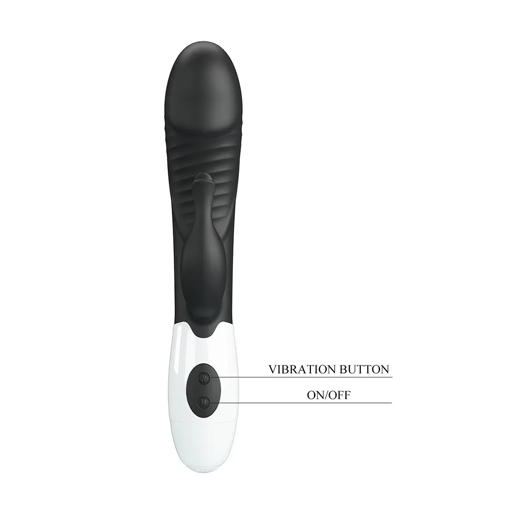 Вібратор Pretty Love Rasmussen Dual Vibrator Black - фото 10