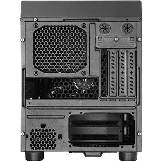 Корпус Chieftec THE CUBE CI-03B-OP, без БЖ, fan 20cm, mATX, Black - фото 9