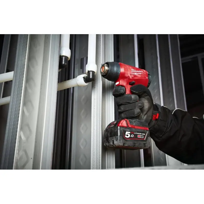 Термоповітродувка акумуляторна MILWAUKEE, M18 BHG-0 (каркас, аксесуари, картонне пакування) - фото 10
