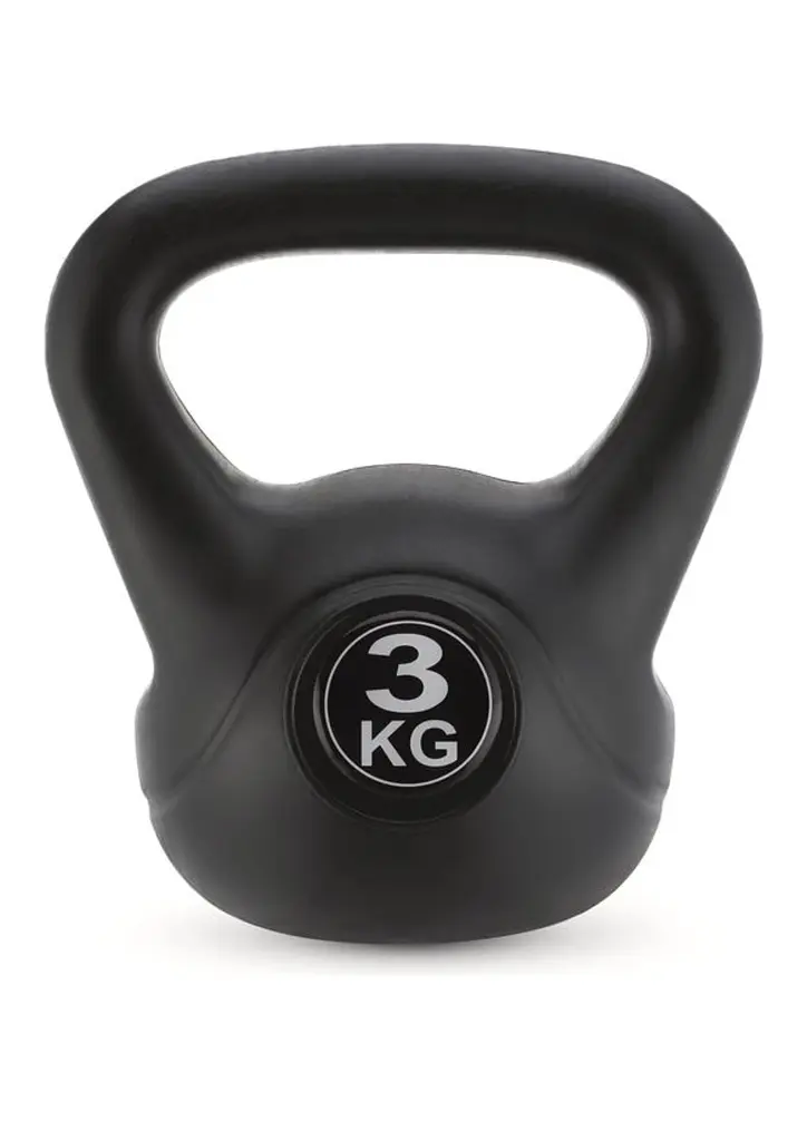 Гиря вінілова Gymtek 3кг чорний - фото 8