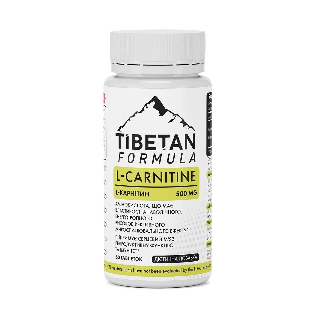 L-карнитин Tibetan Formula 60 таблеток