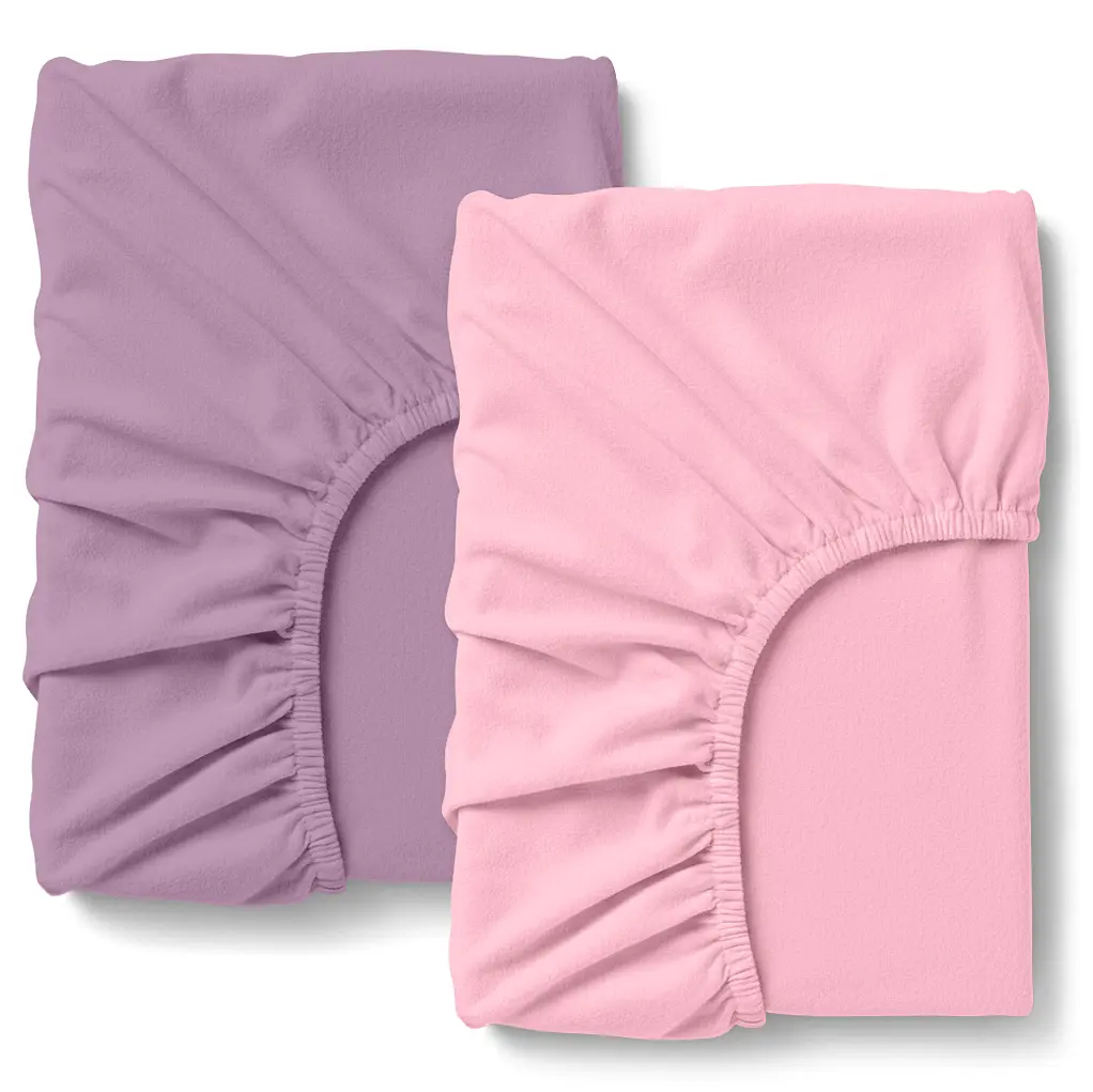 Набір простирадло на резинці фланель 200х220 BLUSH VIOLET COSAS (4822052489239)