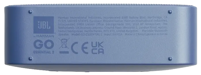 Портативна колонка JBL Go Essential 2 Blue (JBLGOES2BLUEU) (7089283) - фото 8