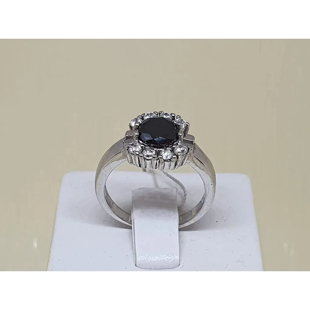 Срібне кільце DC Crystal з фіанітами. ФИ001 - фото 4