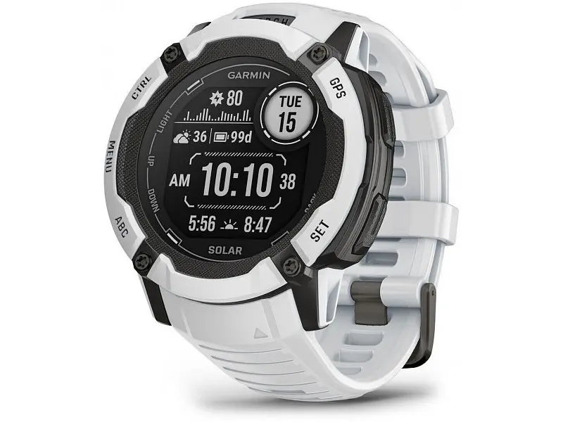 Смарт-годинник Garmin Instinct 2X Solar Whitestone (010-02805-14/04)