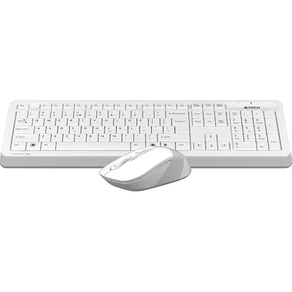 Комплект клавіатура + миша A4Tech Fstyler FG1010 White/Gray [114625] - фото 4