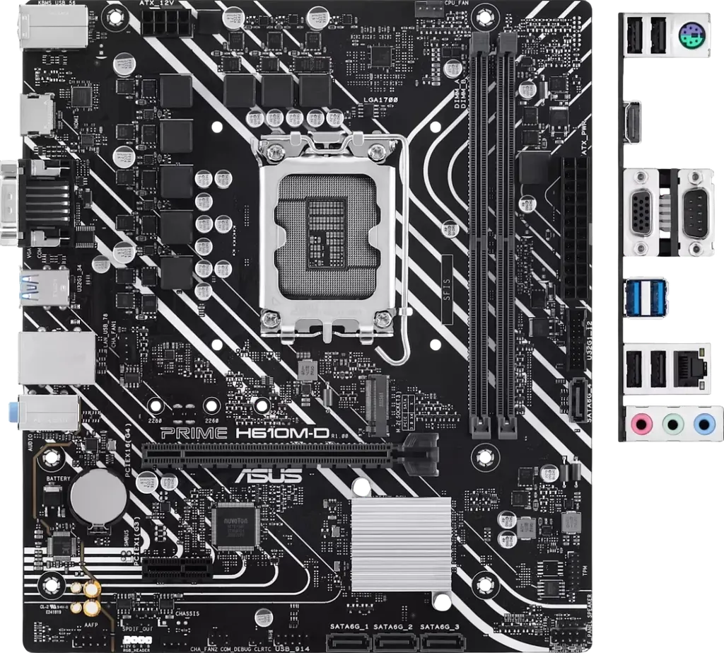 Материнська плата Asus H610M-D Prime LGA 1700 (PRIME H610M-D) - фото 2