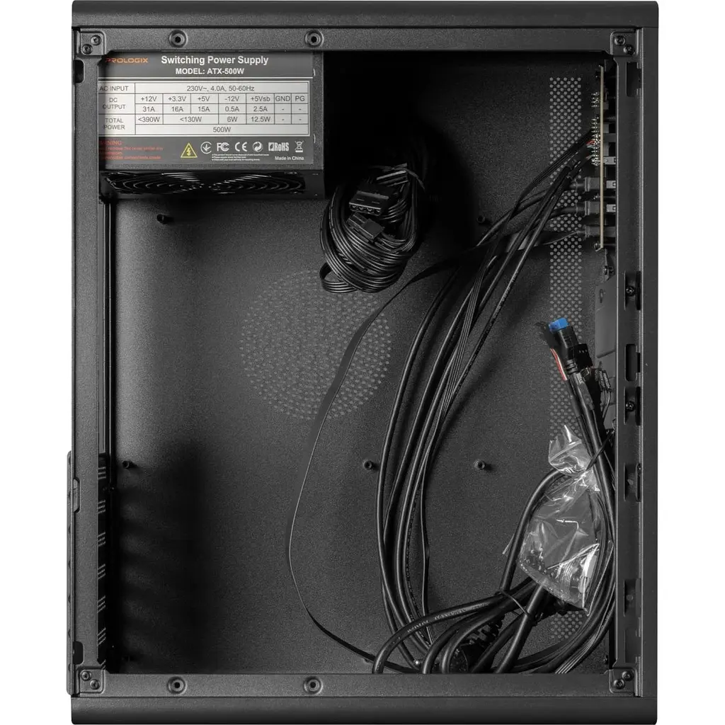 Корпус Prologix E127 500W Black [173429] - фото 9