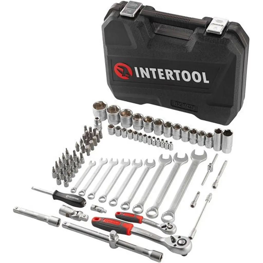 Набір торцевих головок із тріскачкою Intertool ET-9082 82шт - фото 5