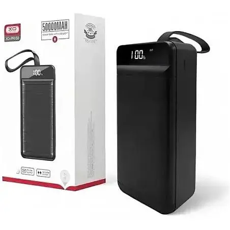 Внешний портативный аккумулятор XO PR158 50000 mAh 22.5W черный 6920680829279 - фото 5