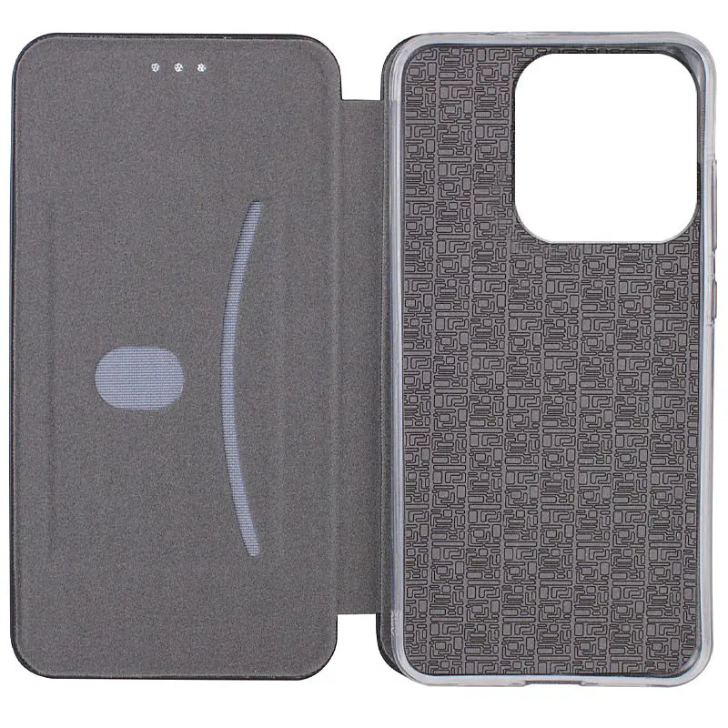 Шкіряний чохол-книжка Classy для Xiaomi Redmi 12C Чорний - фото 3