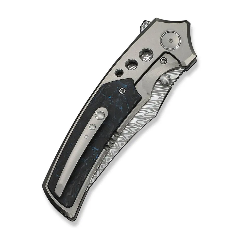 Ніж cкладний Weknife Skynix WE24087-DS1 Black & Blue Carbon - фото 7