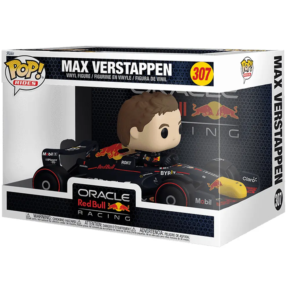 Игровая фигурка Funko Pop Формула-1 Макс Ферстаппен в машине (72617) - фото 6