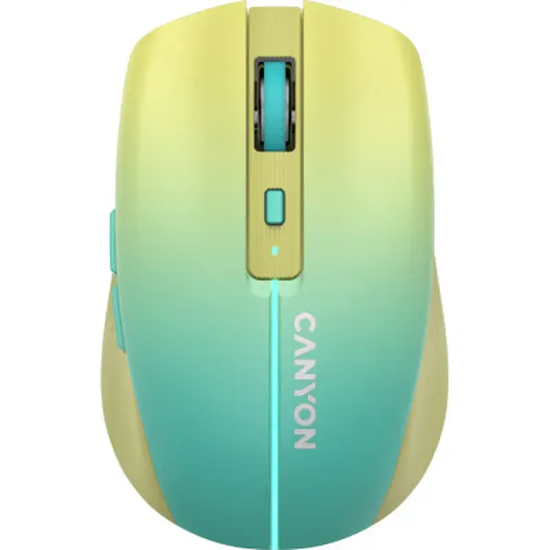 Мишка Canyon MW-44 LED Rechargeable Wireless/Bluetooth Yellow Blue (CNS-CMSW44UA) - фото 3