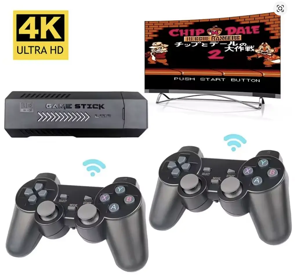 Ігрова приставка X2 Plus Gamestick з двома бездротовими джойстиками ∙ Gamepad-приставка X2 Plus 64GB з підтримкою 4K Ultra HD - фото 5