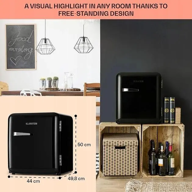 Мини холодильник ретро Klarstein Audrey (10040738) - фото 5