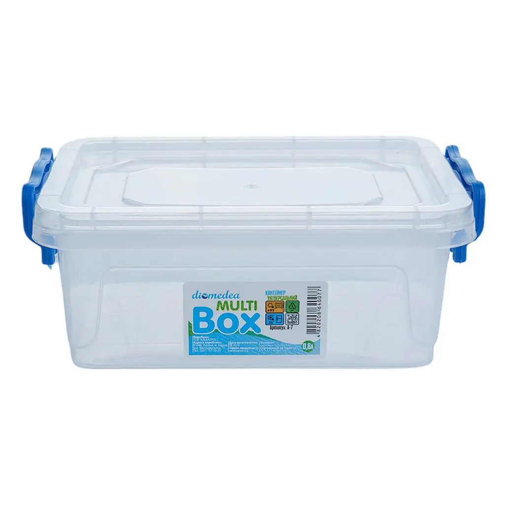 Контейнер універсальний Diomedea з ручками №7 600 мл (А-7)  - фото 2