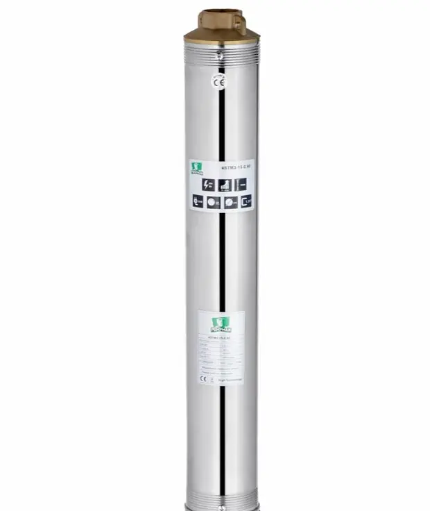 Насос глибинний відцентрований багатоступінчатий Pumpman 4STM3-15-0,9 кВт Hmax 108 м Qmax 4,8 куб.м 900 Вт (CV032271) - фото 3