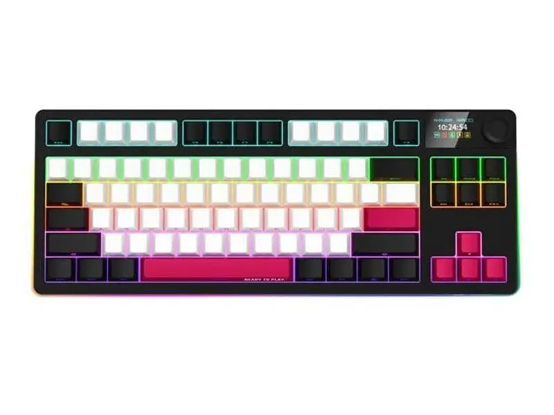 Клавіатура Lorgar KBP70TKLW Pro Wireless TKL EN Black Red (LRG-KBP70TKLW-BK-US)