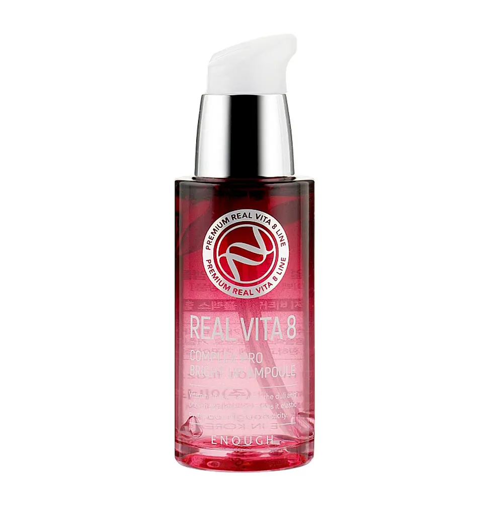 Осветляющая сыворотка на основе облепихи Premium Real Vita 8 Complex Pro Bright Up Ampoule Enough 30 мл - фото 2