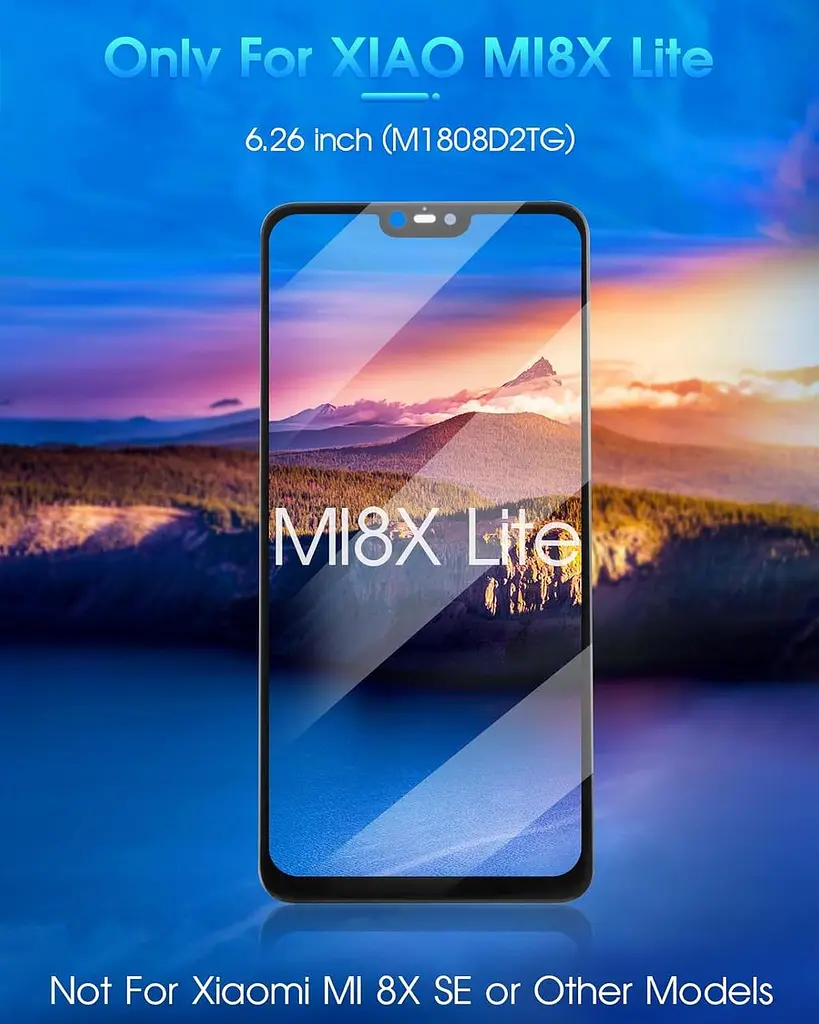 Экран ARSSLY для ЖК-дисплея XiaoMi 8 Lite, замена для Xiaomi Mi 8 Youth/Mi 8X сенсорного экрана Digitizer Glass Assembly с инструментами - фото 5