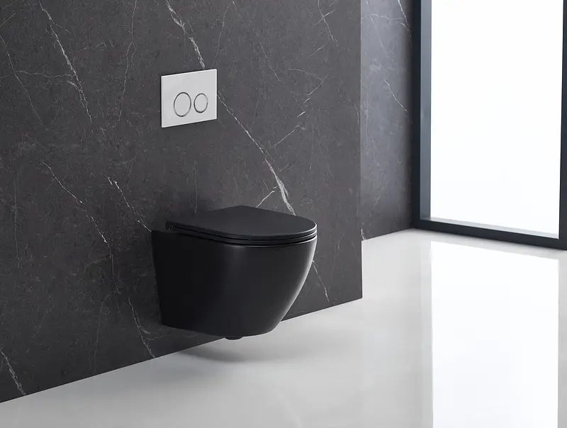 Унитаз подвесной Mixxus Premium Ellipse-0303-T3 Black 520x365x360 мм, система смыва Tornado 3.0 MP6591, Черный матовый - фото 4