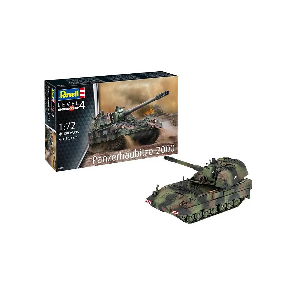 Збірна модель Revell САУ Panzerhaubitze 2000 рівень 4 масштаб 1:72 (RVL-03347) - фото 2