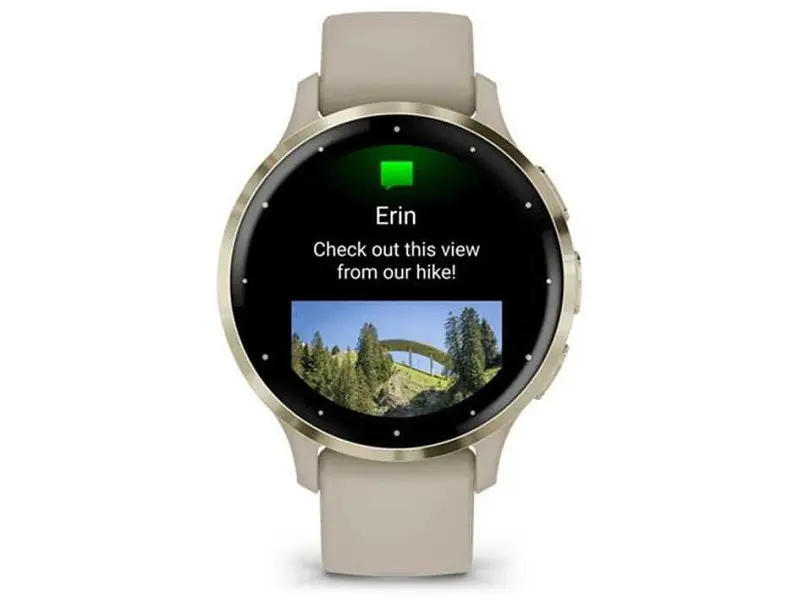 Смарт-годинник Garmin Venu 3s Soft Gold Stainless Steel Bezel with French Gray Case and Silicone Band (010-02785-52) - фото 4